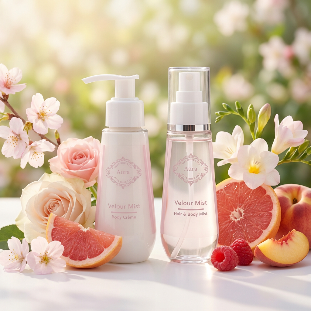 velour mist hair & body mist + body creme