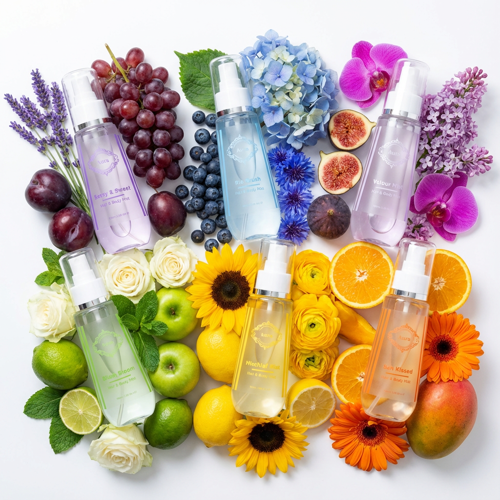 hair & body mist combo of 6