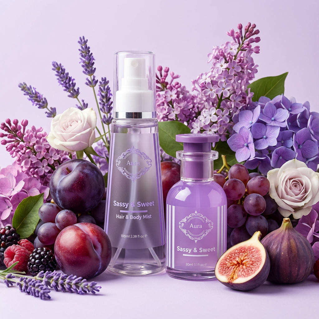 sassy & sweet fragrance + hair & body mist