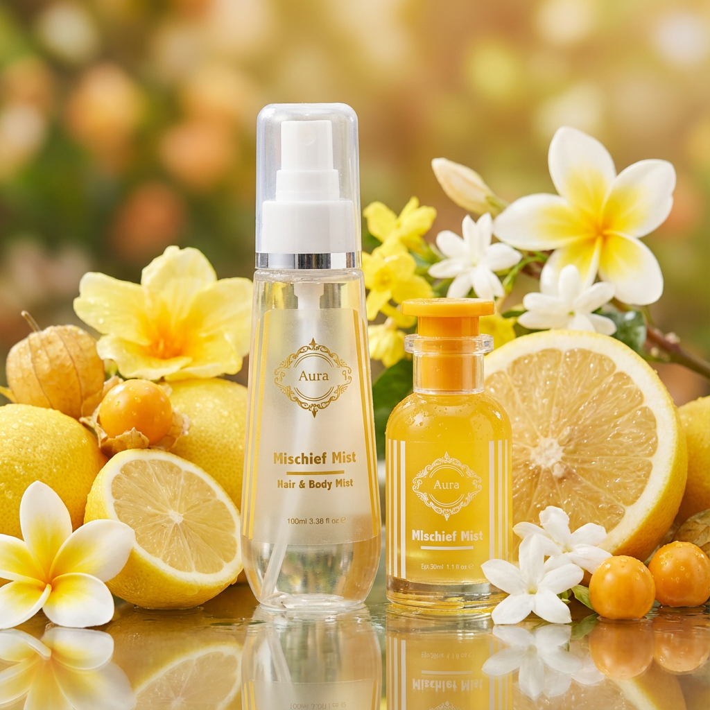 mischief mist fragrance + hair & body mist