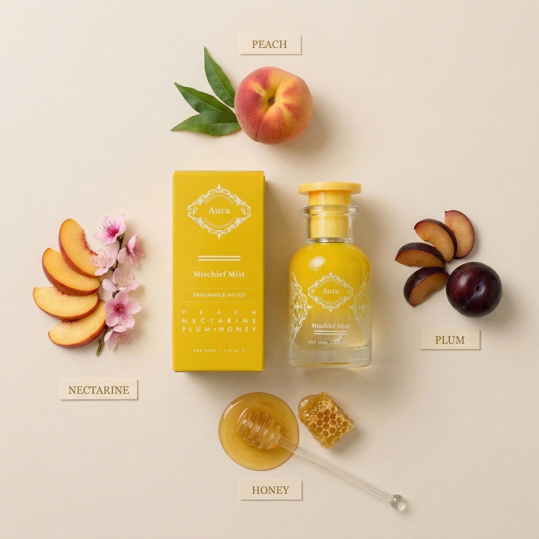 Mischief Mist Fragrance 30ml - Fresh Fruity Floral Perfume | Aura